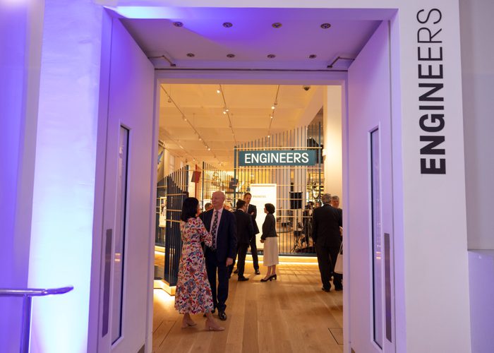 Guests at the Engineers gallery