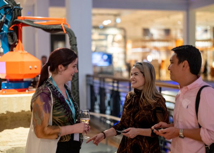 Guests at the Engineers gallery