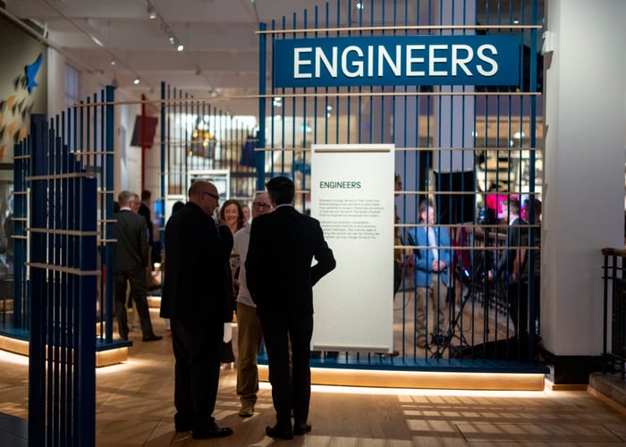Guests at the Engineers gallery