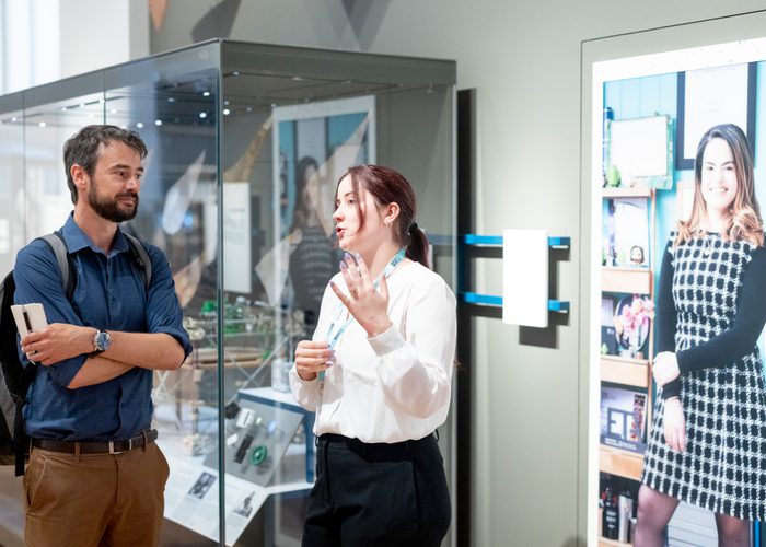 Guests at the Engineers gallery