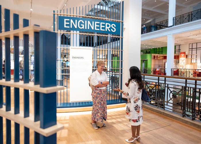 Guests at the Engineers gallery