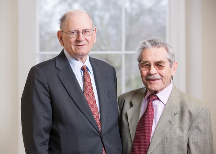 Bob Kahn and Louis Pouzin 2013 QE Prize winners