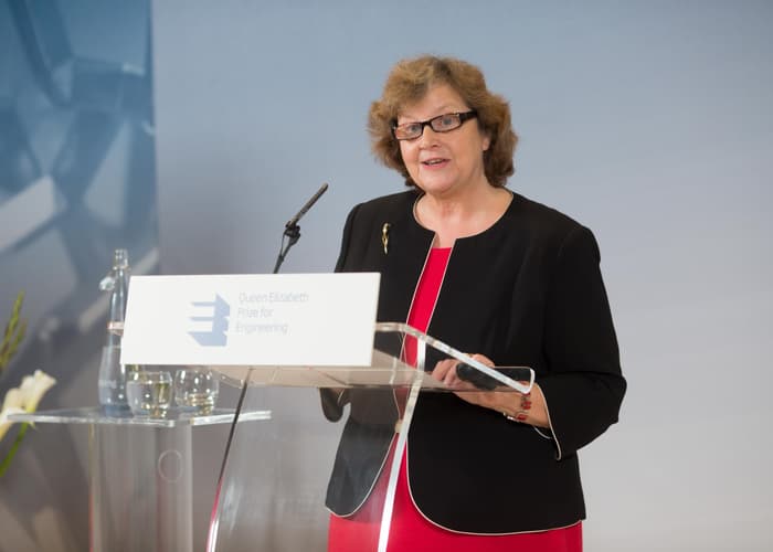 Dame Ann Dowling at the 2015 QE Prize Presentation
