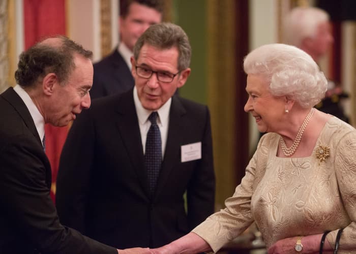 Dr Langer Lord Browne and HM The Queen 2015 QE Prize Presentation