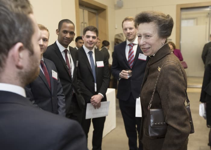 Guests meet HRH The Princess Royal at the 2017 QEPrize Winner Announcement 5