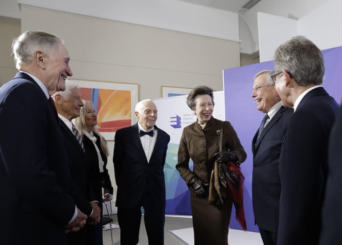 HRH The Princess Royal with the 2019 QEPrize Winners